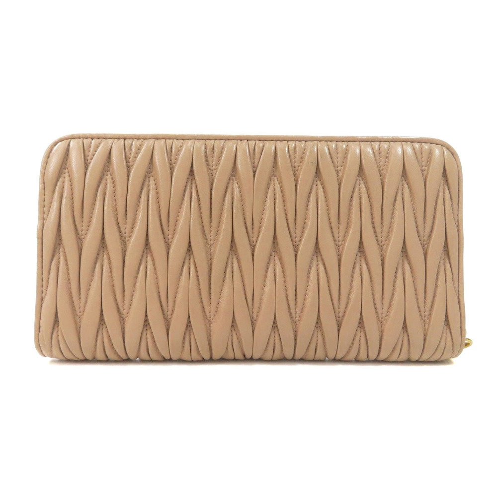 Miu Miu long leather Wallet Black